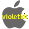 Aplicativo violetkk para iOS